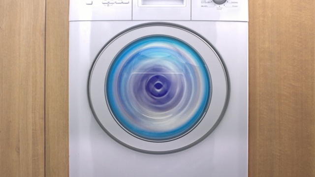 Video Reference: washing machine, major appliance, purple, home appliance, clothes dryer, circle, product, laundry