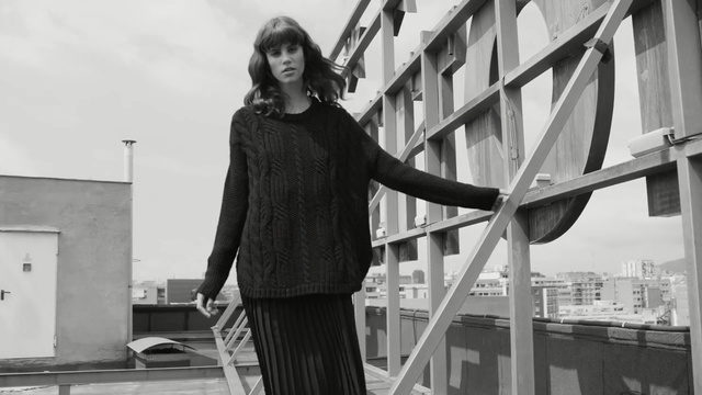 Video Reference: photograph, black, black and white, photography, standing, monochrome photography, snapshot, girl, monochrome, photo shoot, Person