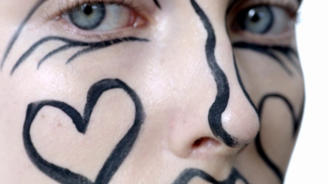 Video Reference: Face, Eyebrow, Hair, Nose, Skin, Cheek, Eye, Head, Close-up, Forehead