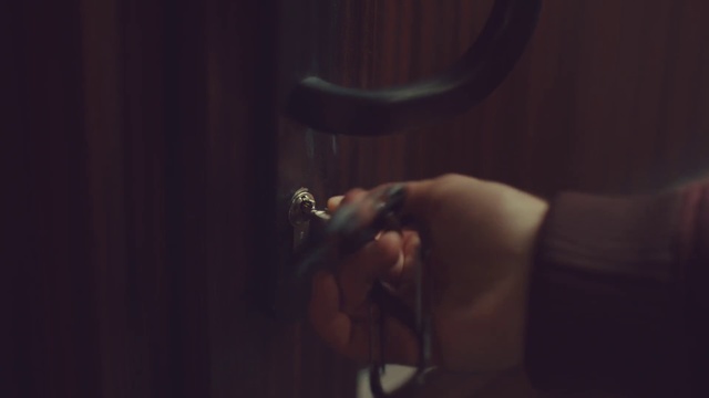 Video Reference: Black, Hand, Darkness, Door handle, Finger, Mouth, Photography, Room, Muscle, Flesh