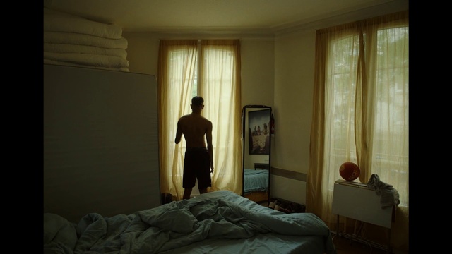 Video Reference: Room, Bedroom, Bed sheet, Bed, Light, Furniture, Curtain, Interior design, Wall, Window