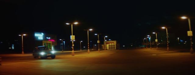 Video Reference: Street light, Night, Metropolitan area, Mode of transport, Black, Lighting, Lane, Darkness, Light, Light fixture