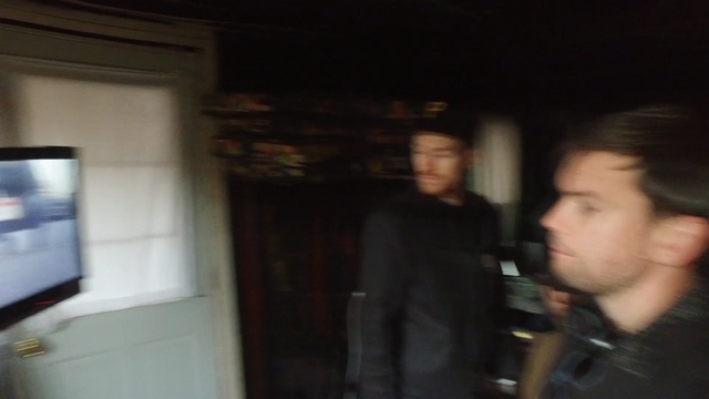 Video Reference: electronic device, fun, darkness, technology, night, facial hair, event, Person