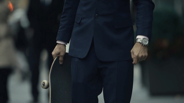 Video Reference: suit, formal wear, gentleman, blazer, standing, fashion, outerwear, tuxedo, official