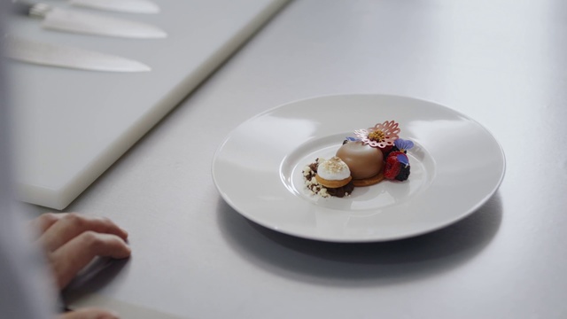 Video Reference: Food, Cuisine, Plate, Dish, Dishware, À la carte food, Ingredient, Dessert, Culinary art, Platter