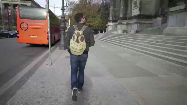 Video Reference: Mode of transport, Sidewalk, Asphalt, Transport, Lane, Pedestrian, Vehicle, Standing, Public space, Street