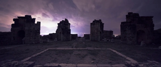 Video Reference: Sky, Ruins, Castle, Fortification, Atmosphere, Building, Architecture, Archaeological site, Darkness, History