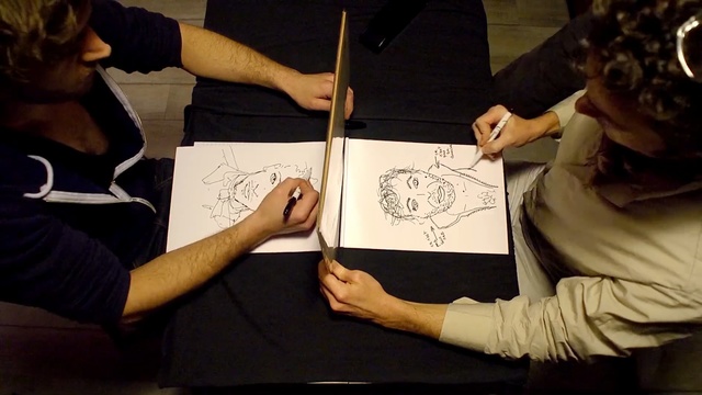 Video Reference: design, art, font, girl, calligraphy, human behavior, Person