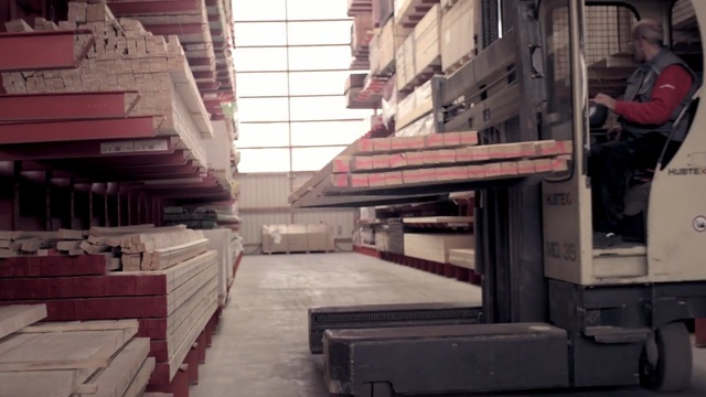 Video Reference: wood, factory, Person