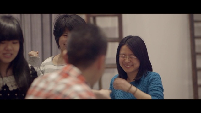 Video Reference: girl, snapshot, emotion, fun, interaction, smile, friendship, conversation, product, event, Person