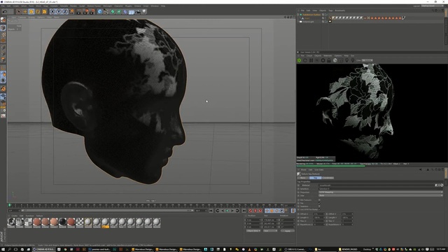 Video Reference: head, 3d modeling, screenshot, multimedia software, darkness, software, editing, font, jaw, computer wallpaper