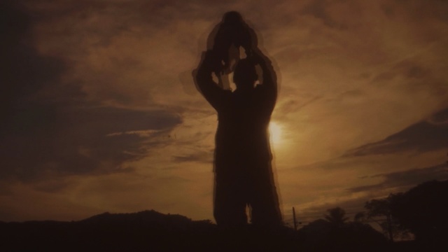 Video Reference: Sky, Atmospheric phenomenon, Backlighting, Cloud, Atmosphere, Photography, Darkness, Human, Silhouette, Hand