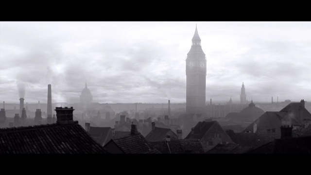 Video Reference: black and white, landmark, skyline, monochrome photography, sky, urban area, spire, atmosphere, metropolis, photography, Person