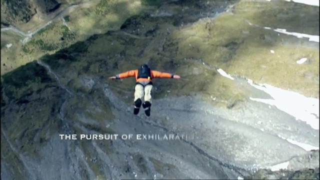 Video Reference: air sports, extreme sport, parachuting, ridge, geological phenomenon, adventure, terrain, cliff, mountain, jumping