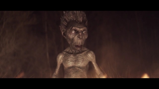 Video Reference: Darkness, Screenshot, Human, Art, Fictional character, Organism, Fiction, Sculpture, Digital compositing, Cg artwork, Person