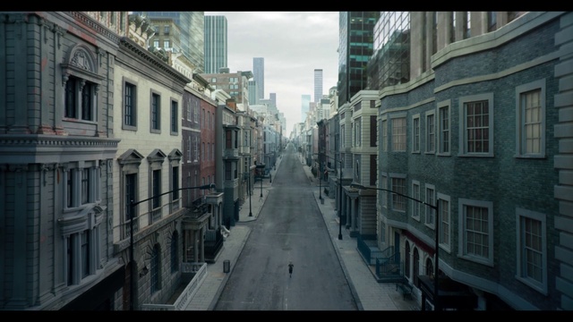 Video Reference: Neighbourhood, Metropolis, Street, Alley, Urban area, Town, City, Metropolitan area, Building, Road
