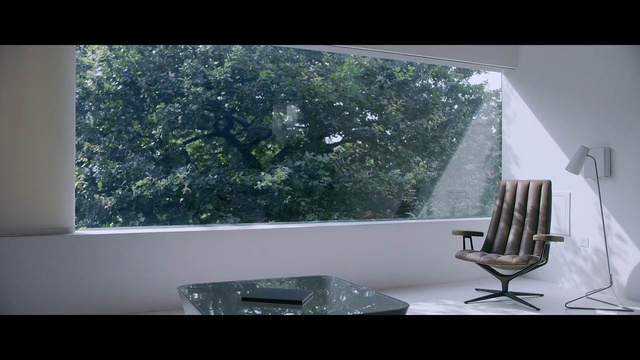 Video Reference: Property, Room, House, Architecture, Furniture, Tree, Table, Interior design, Design, Glass