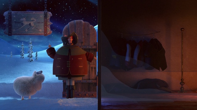Video Reference: Winter, Snow, Polar bear, Animation, Screenshot, Scene, World, Bear, Illustration