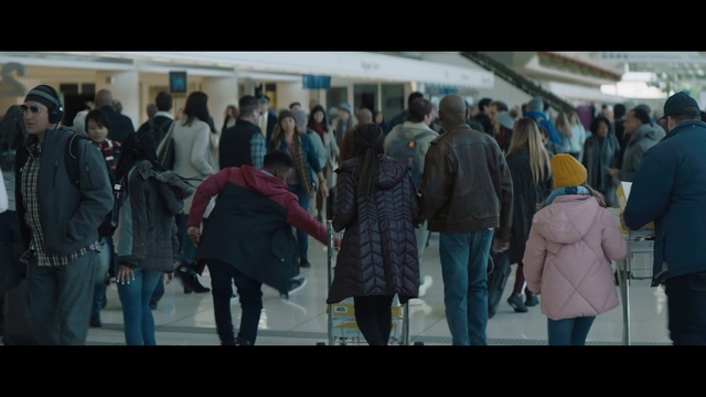 Video Reference: People, Crowd, Passenger, Snapshot, Transport, Public space, Standing, Human settlement, Mode of transport, Fun