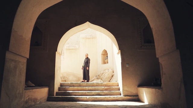 Video Reference: Arch, Holy places, Architecture, Sky, Building, Room, Photography, Arcade, Stock photography, Chapel, Person