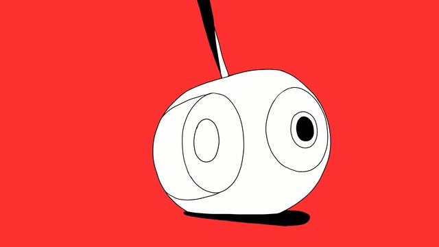 Video Reference: red, vertebrate, cartoon, line, font, organ, technology, fictional character, design, product