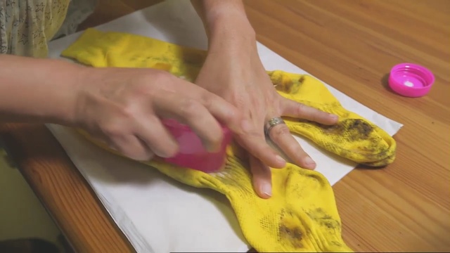 Video Reference: Yellow, Hand, Food, Person