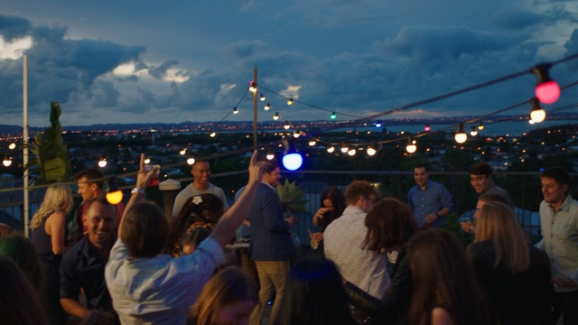 Video Reference: Crowd, People, Sky, Night, Event, Evening, Fun, Cloud, Audience, City, Person