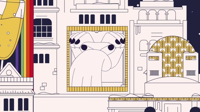 Video Reference: Cartoon, Room, Architecture, Illustration, Clip art, Art