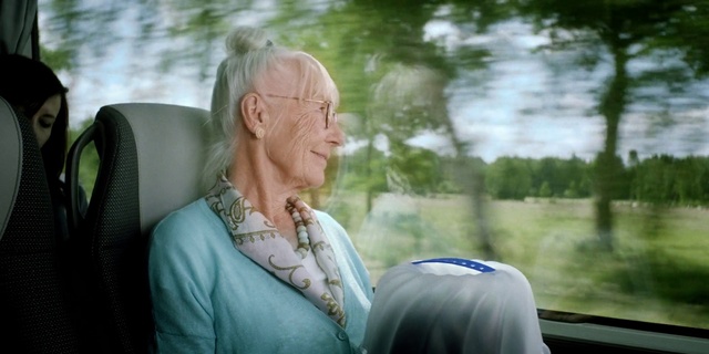 Video Reference: Sitting, Skin, Grandparent, Human, Photography, Ear, Adaptation, Leisure, Happy, Wrinkle