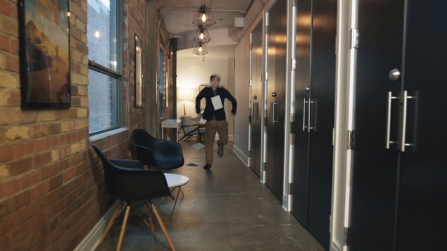 Video Reference: Room, Building, Interior design, Floor, Architecture, Flooring, Door