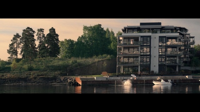 Video Reference: reflection, water, waterway, sky, tree, screenshot, river, evening, landscape, computer wallpaper, Person