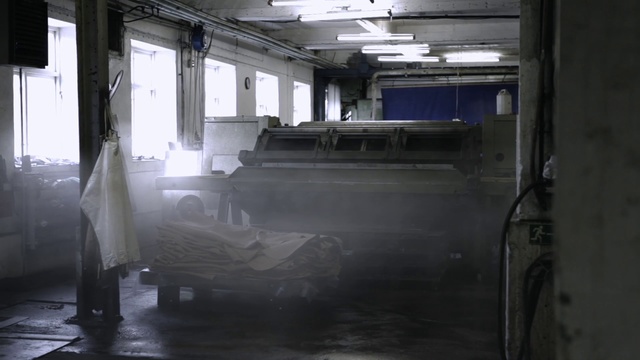 Video Reference: Floor, Room, Flooring, Building, Vehicle, Indoor, Sitting, Small, Table, White, Black, Large, Kitchen, Man, Plane, Woman, Parked, Airplane, Umbrella, Refrigerator, City, Standing, Stove, Ship, Watercraft, Boat