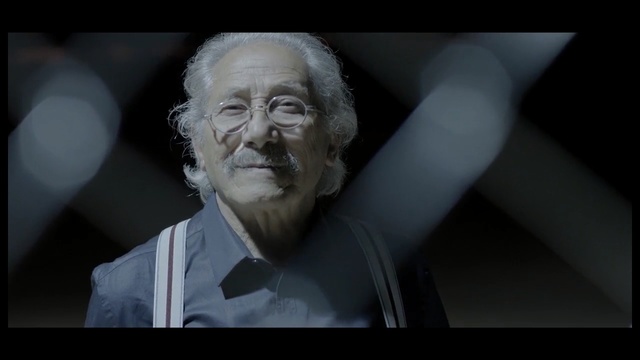 Video Reference: person, screenshot, human, facial hair, portrait, darkness, human behavior