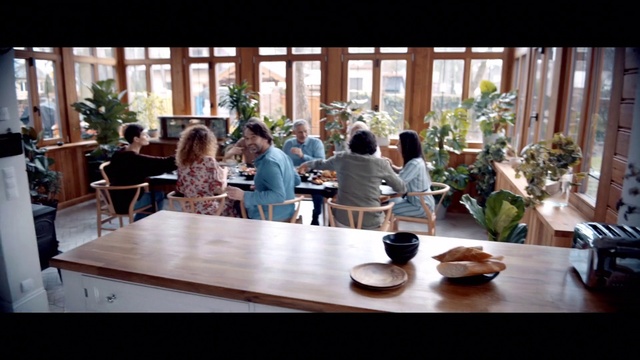 Video Reference: Restaurant, Brunch, Table, Event, Lunch, Room, Houseplant, Furniture, Meal