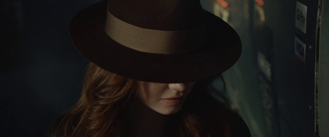 Video Reference: Hat, Clothing, Fashion accessory, Fedora, Headgear, Lip, Photography, Black hair, Darkness, Brown hair