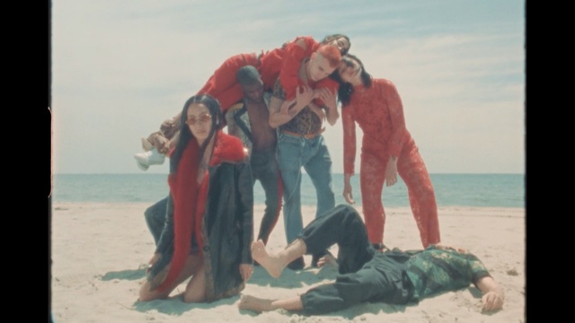Video Reference: fun, sand, vacation, landscape, Person