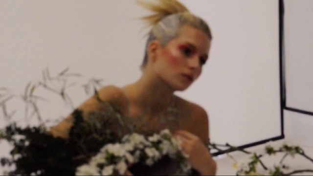 Video Reference: Floral design, Lady, Flower Arranging, Floristry, Headpiece, Flower, Plant, Art, Ceremony, Bun