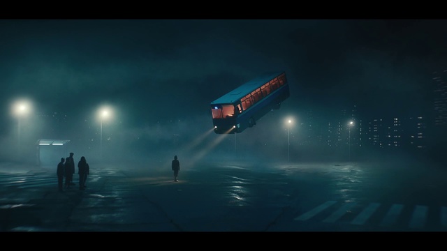 Video Reference: Atmosphere, Sky, Mode of transport, Darkness, Screenshot, Night, Lens flare, Midnight, Vehicle, Cloud