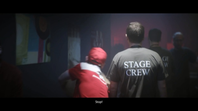 Video Reference: red, man, mode of transport, darkness, snapshot, fun, games, song, performance art, recreation