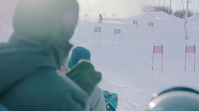 Video Reference: Snow, Winter, Sky, Recreation, Freezing, Biathlon, Geological phenomenon, Shooting, Ice