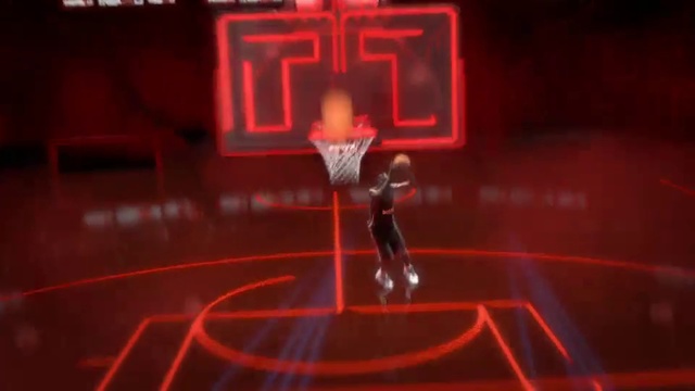 Video Reference: Red, Light, Performance, Sport venue, Basketball, Basketball moves, Person