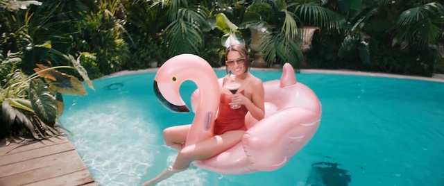 Video Reference: Leisure, Fun, Swimming pool, Vacation, Water park, Recreation, Games, Summer, Inflatable, Park, Person