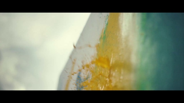 Video Reference: Yellow, Painting, Atmosphere, Close-up, Water, Sunlight, Sky, Art, Modern art, Paint