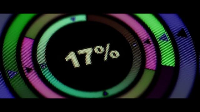 Video Reference: Green, Circle, Text, Violet, Close-up, Font, Electric blue, Photography, Graphics, Macro photography