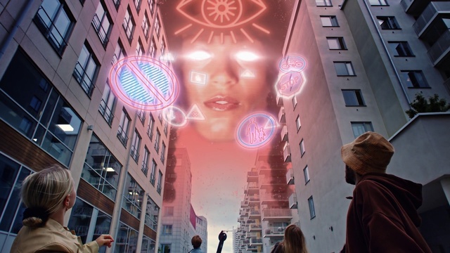 Video Reference: Pink, Light, Metropolitan area, Lighting, Urban area, Magenta, City, Building, Downtown, Metropolis