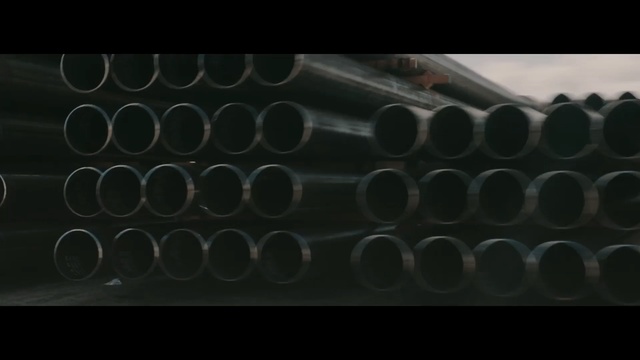 Video Reference: pipe, metal, synthetic rubber, font, line, steel casing pipe, firearm, steel, material, product