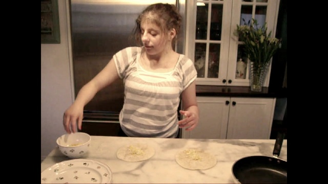 Video Reference: girl, arm, eating, finger, cook, baking, cuisine, cooking, food, fun, Person
