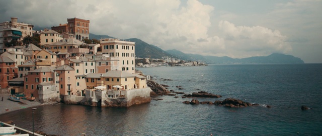 Video Reference: sea, sky, coast, town, water, city, cloud, coastal and oceanic landforms, tourism, terrain