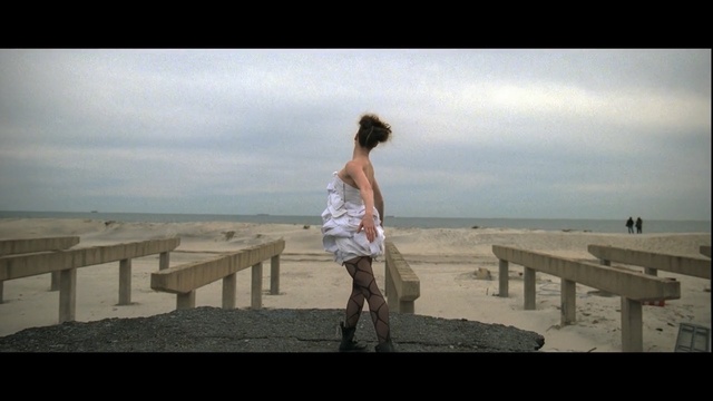 Video Reference: sky, sea, horizon, girl, cloud, vacation, beach, fun, ocean, sunlight, Person