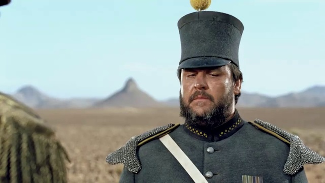 Video Reference: Military uniform, Uniform, Moustache, Screenshot, Soldier, Facial hair, Armour, Beard, Viking